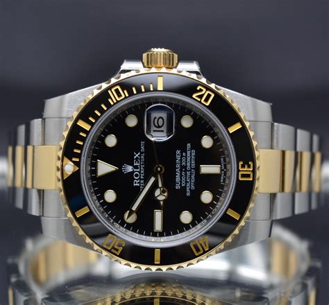 rolex submariner two tone reference|rolex submariner official site.